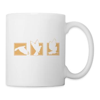 Was ist besser als ein Vogel? 2 Vögel, 3 Vögel, 4 - Tasse - Weiß - Rechts