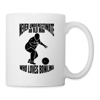 bowling, quilles, bowlers, club de bowling, club de bowling - Mug blanc - blanc - Droite