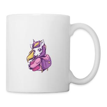 Hurra ich bin jetzt ein Schulkind - Tasse - Weiß - Rechts