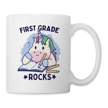 Hello 1st Grade - Hello First Grade Rocks - Mug - white - Right