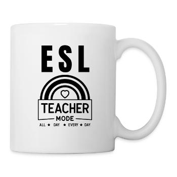 Enseignant d’anglais langue seconde |Langue anglaise |Pour les enseignants d’anglais langue seconde - Mug blanc - blanc - Droite