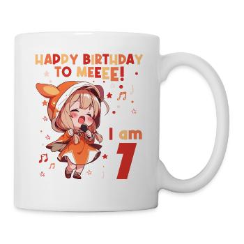 Anime Mandga K-Pop KPop Girl 7th Birthday - Mug - white - Right