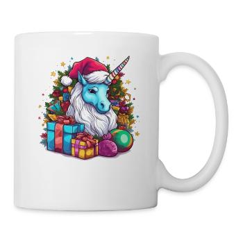 Noël magique mignon licorne pour les enfants - Mug blanc - blanc - Droite