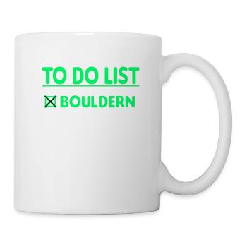 Bouldering Bouldering Climbing Boulderer Bouldering - Mug - white - Right