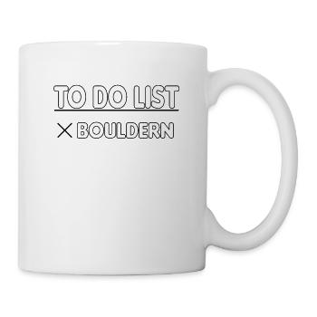 Bouldering Bouldering Climbing Boulderer Bouldering - Mug - white - Right