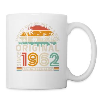 Cadeau d’anniversaire Millésime 1962 61-62 ans - Mug blanc - blanc - Droite