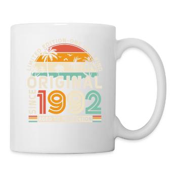 Vintage 1992 Birthday Gift - Mug - white - Right