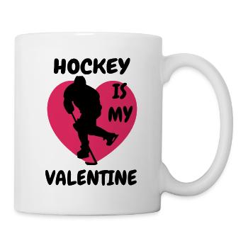 Eishockeyspieler Eishockey Hockeyfan Eishockeyteam - Tasse - Weiß - Rechts