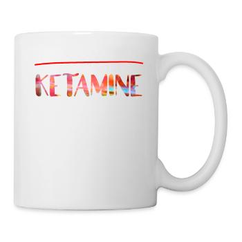 Not laughter, but ketamine is the best medicine - Mug - white - Right