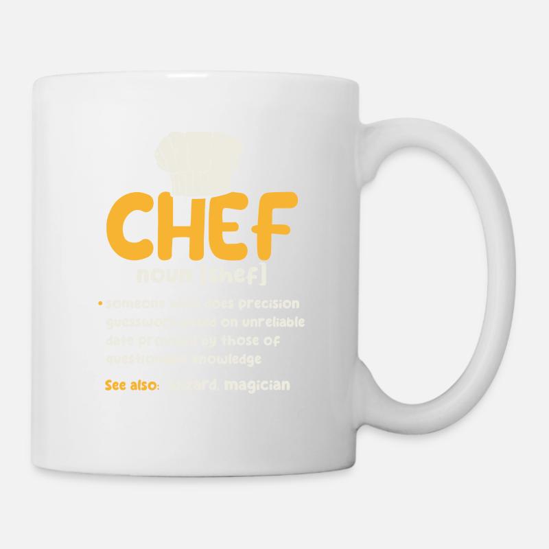 Chefkoch Definition Witziges Wörterbuch Kochen - Tasse - Weiß