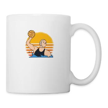 Father Of An Awesome Water Polo Player - Mug - white - Right