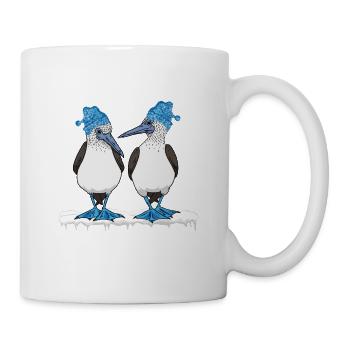 Merry Christmas Blue-footed - Mug - white - Right