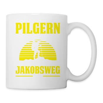 Jakobsweg Für Pilger Wanderer Pilgerweg Camino de - Tasse - Weiß - Rechts