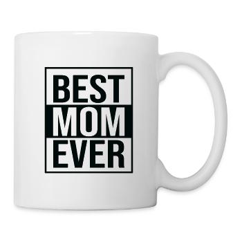 Mutter Spruch Geschenk Mama Muttertag - Tasse - Weiß - Rechts