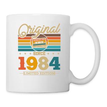 Vintage 1984 Birthday Gift - Mug - white - Right
