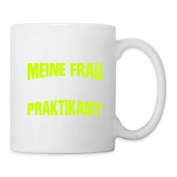 Im Ruhestand Frau Ist Chef Rentner Pensionist - Tasse - Weiß - Rechts
