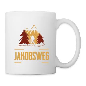 Jakobsweg Für Pilger Wanderer Pilgerweg Camino de - Tasse - Weiß - Rechts