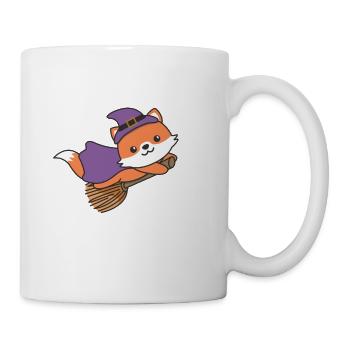 Fox Halloween Witch Kids Witch Costume - Mug - white - Right