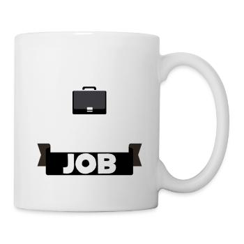 I Need A New Job 2 - Mug - white - Right