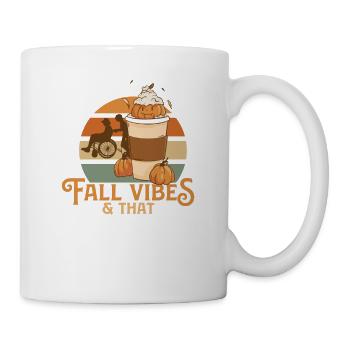 Fall Vibes That Social Worker Life Advocate - Tasse - Weiß - Rechts
