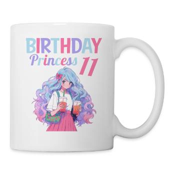 Anime Mandga Boba Bubble Tea 11ème anniversaire - Mug blanc - blanc - Droite