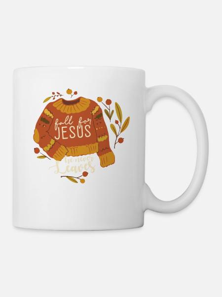 Fall for Jesus Believer Religious Christian - Tasse - Weiß