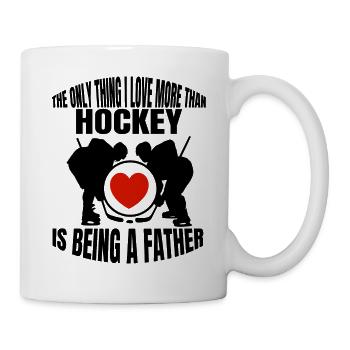 Eishockeyspieler Eishockeyteam Hockeyfan Eishockey - Tasse - Weiß - Rechts