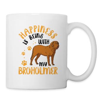 Broholmer me rend heureux Broholmer - Mug blanc - blanc - Droite