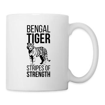 Bengalischer Bengal Tiger - Tasse - Weiß - Rechts
