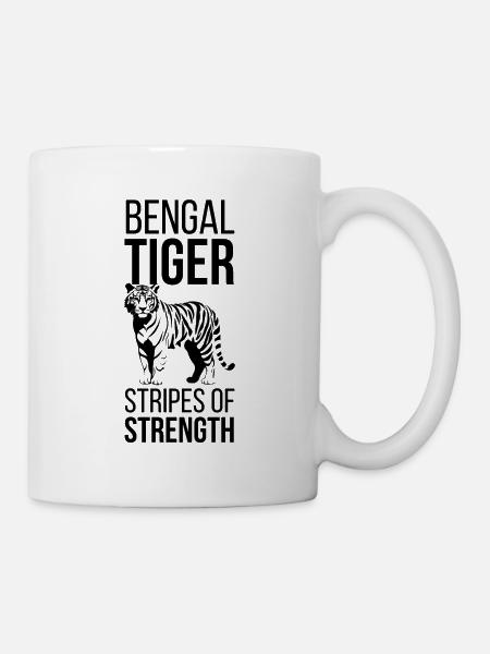 Bengalischer Bengal Tiger - Tasse - Weiß
