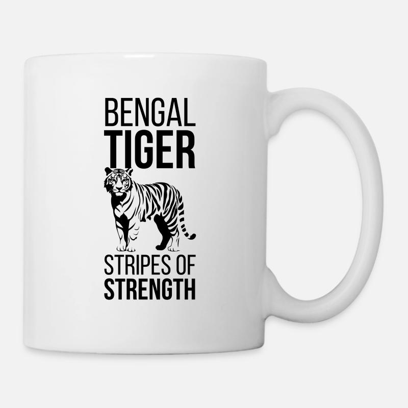 Bengalischer Tigre du Bengale - Mug blanc - blanc