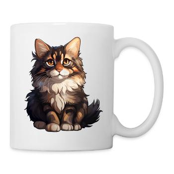 Maine Coon Cat - Mug - white - Right