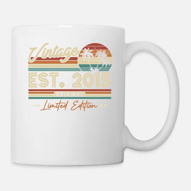 Vintage Geburtstagsgeschenk 2015 - Tasse - Weiß