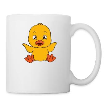Drôle de canard Canards mignons - Mug blanc - blanc - Droite