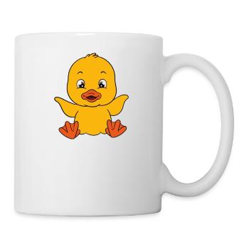 Drôle de canard Canards mignons - Mug blanc - blanc - Droite