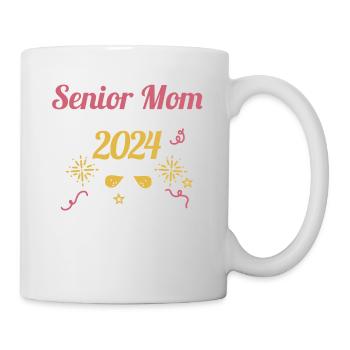 Senior Mom Class of 2024 Proud Mama Of A Graduate - Mug blanc - blanc - Droite