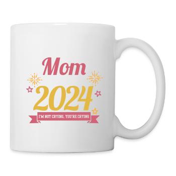 Proud Mama Of A Graduate Senior Mom Class of 2024 - Tasse - Weiß - Rechts