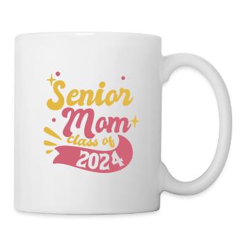 Classe de maman senior de 2024 Fête de remise des diplômes amusante - Mug blanc - blanc - Droite
