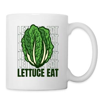 Laitue Mangez végétalien Végétalien Végétarien à base de plantes - Mug blanc - blanc - Droite