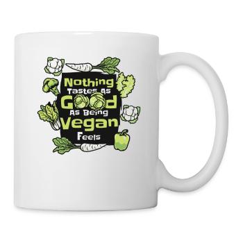 Rien n’a aussi bon goût qu’être végétalien se sent végétalien - Mug blanc - blanc - Droite