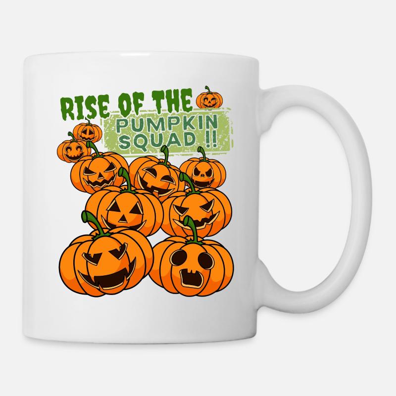 "Pumpkin Squad", Pumpkin Awakening Halloween - Mug - white