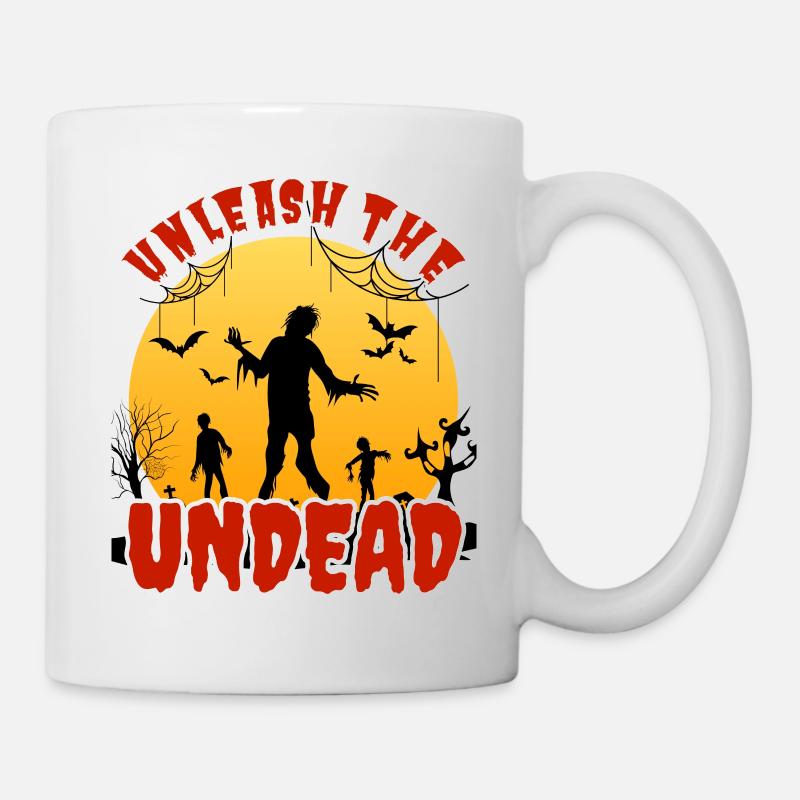 "Unleash the Undead", Horde Zombies - Mug - white