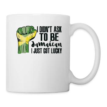 Jamaican Pride Jamaica Flag Grown Jamaican Roots - Mug - white - Right