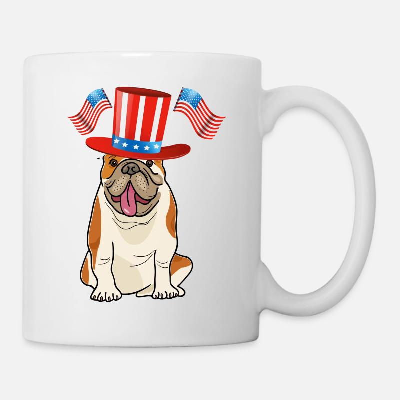 Motif Dog, Amérique - Mug blanc - blanc