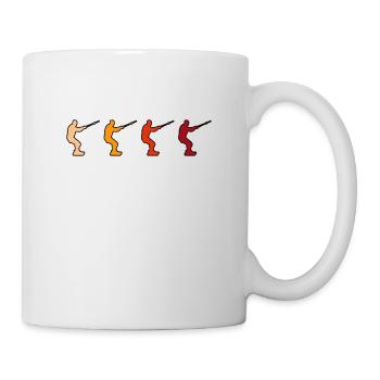 Kite Surfing Retro - Mug - white - Right