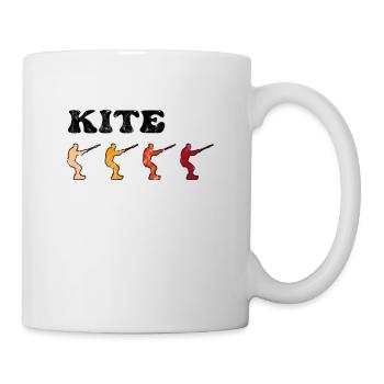 Kite Surfing Retro - Mug - white - Right
