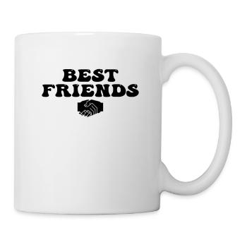 Beste Freunde - Tasse - Weiß - Rechts