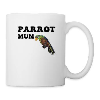 Perroquets Maman - Mug blanc - blanc - Droite
