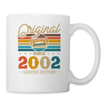 Millésime 2002 Anniversaire - Mug blanc - blanc - Droite