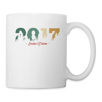 Vintage Natur Geburtstagsgeschenk 6/7 Jahre - Tasse - Weiß - Rechts